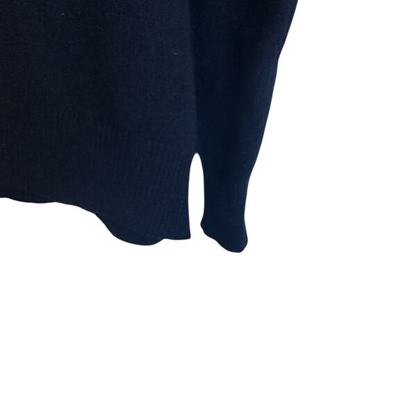 Club Room 100% Cashmere Polo Sweater Black Long Sleeve Collared Pullover Size L - Picture 5 of 6